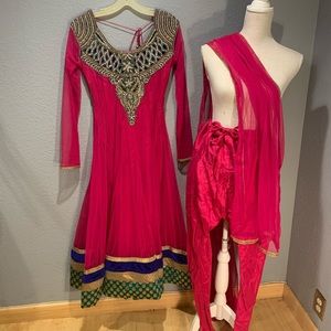 Three Piece Fancy Indian Dress